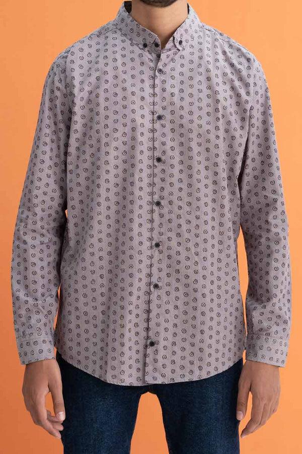 Elo Gravity Men's Printed Button Down Casual Shirt