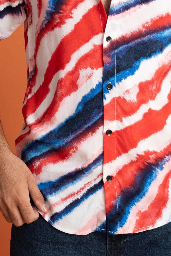 Elo Gravity Men's Printed Casual Shirt