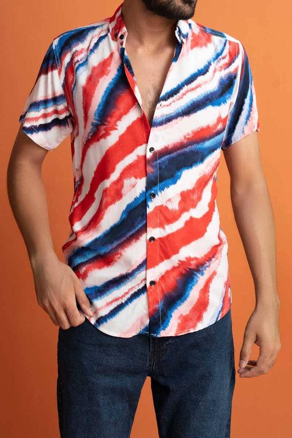 elo Gravity Men's Printed Casual Shirt