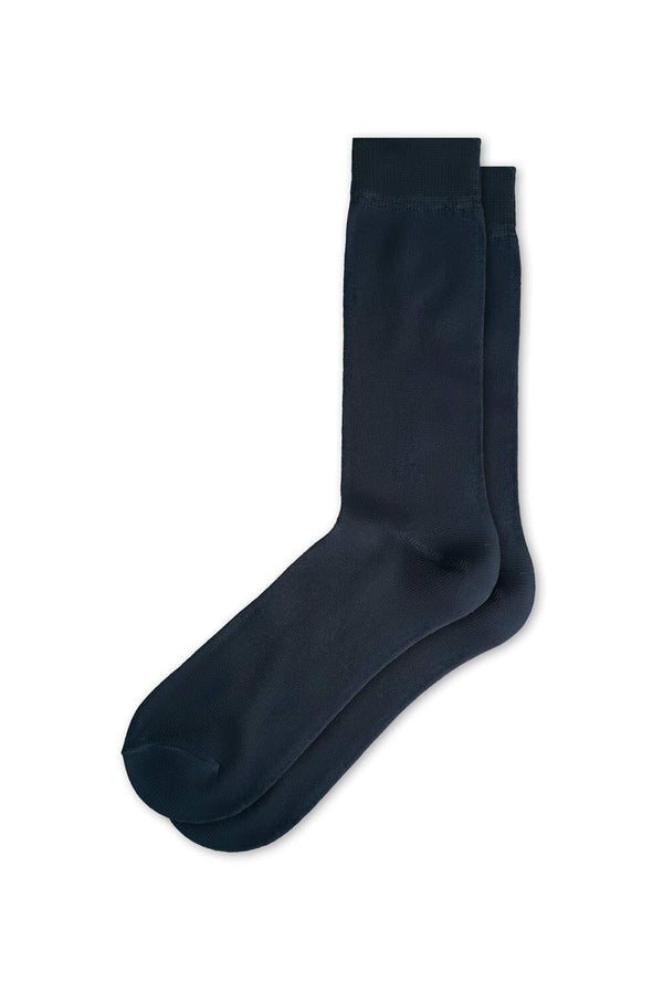 Elo GT Women's Solid Crew Socks - Pack Of 3 Navy