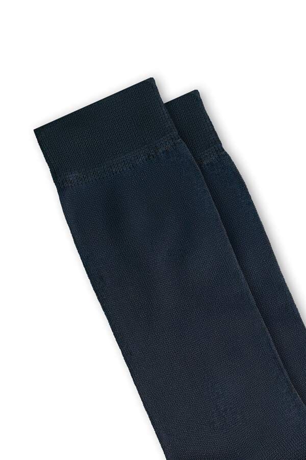 Elo GT Women's Solid Crew Socks - Pack Of 3 Navy