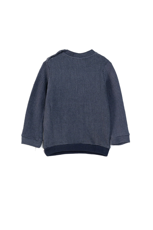 Elo HM Kid's Embroidered Design Sweat Shirt Navy