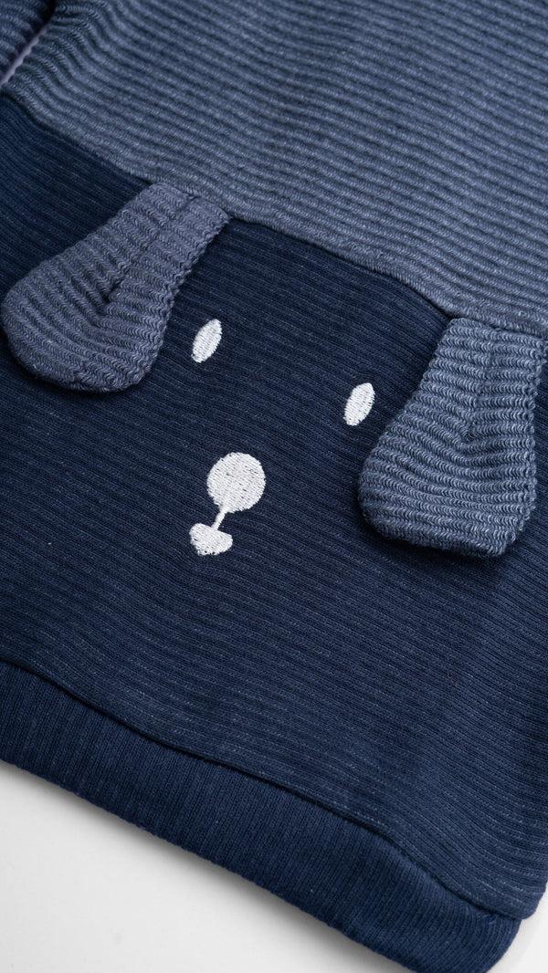 Elo HM Kid's Embroidered Design Sweat Shirt Navy