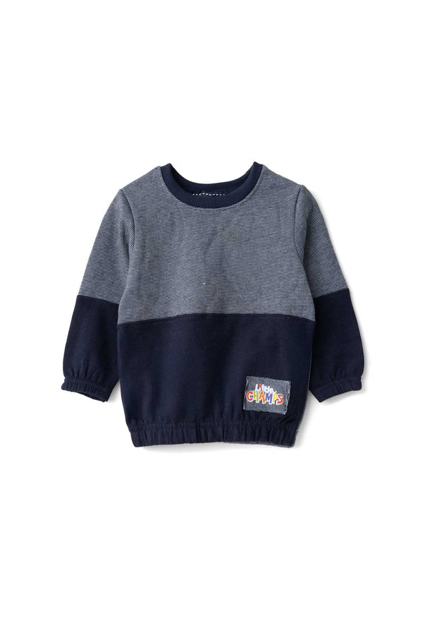 elo HM Kid's Little Champs Fleece Sweat Shirt Navy