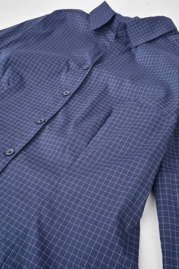 Elo HM Women’s Check Style Casual Shirt Mud