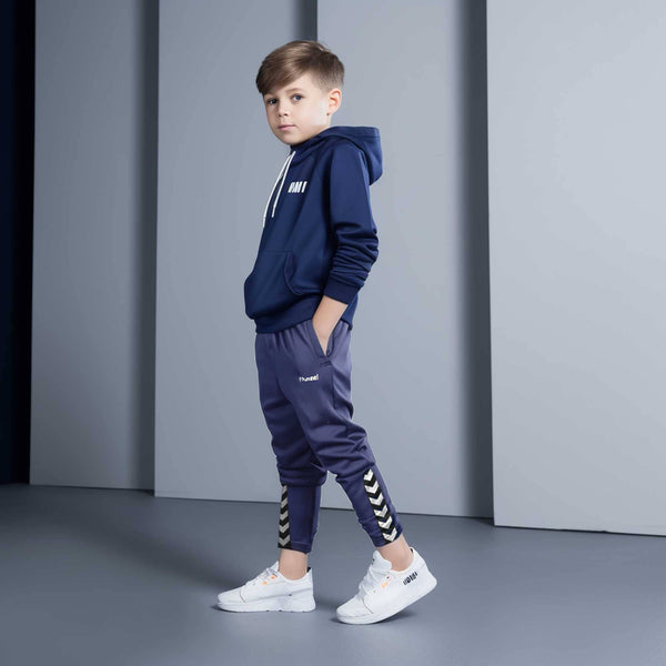 elo Hummel Boy's Premium Activewear Trousers Navy