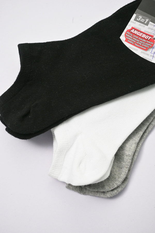 Elo Identic Men's No Show Socks - Pack Of 3