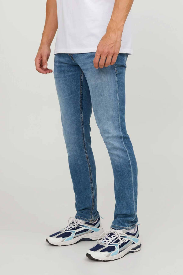 elo J&J Men's Regular Fit Denim Blue