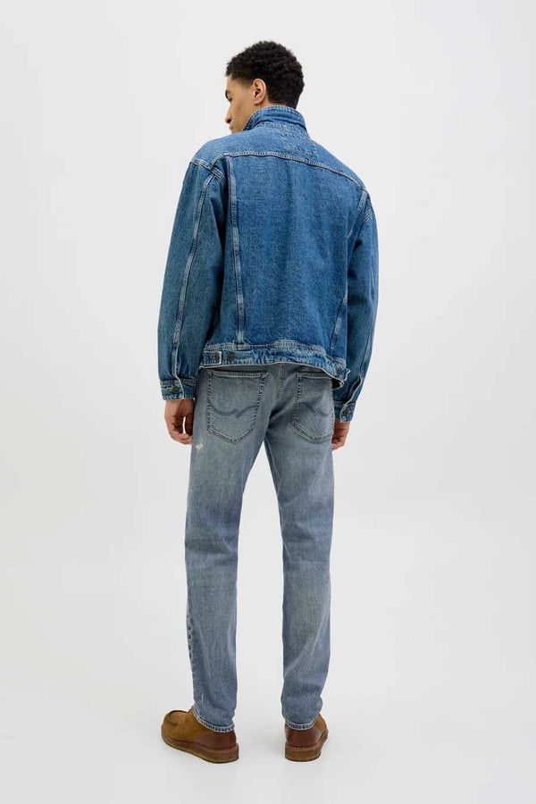 Elo J&J Men's Regular Fit Distressed Denim Blue