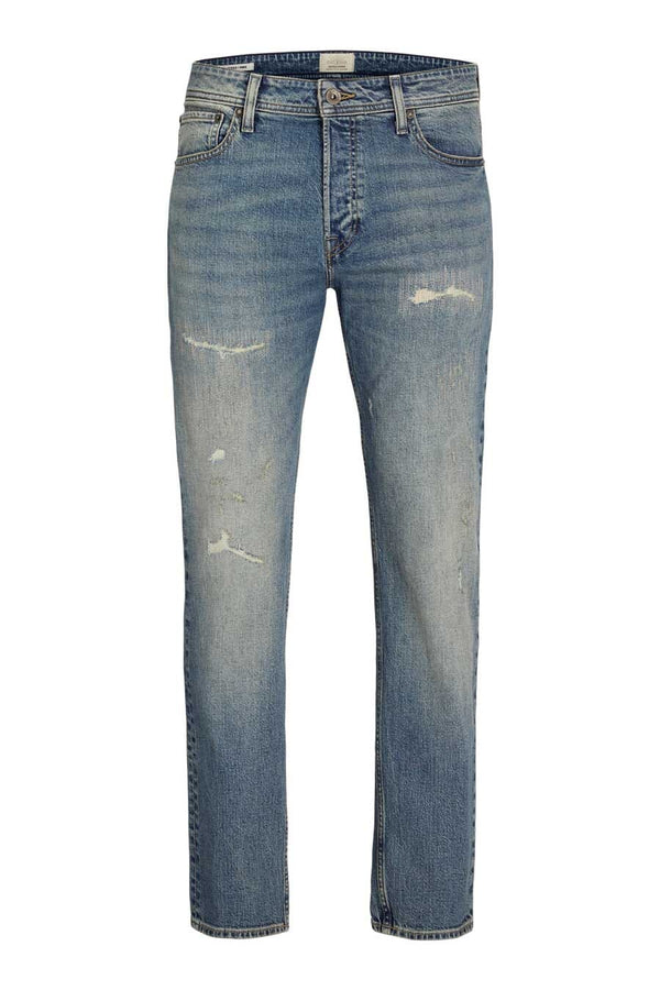 Elo J&J Men's Regular Fit Distressed Denim Blue