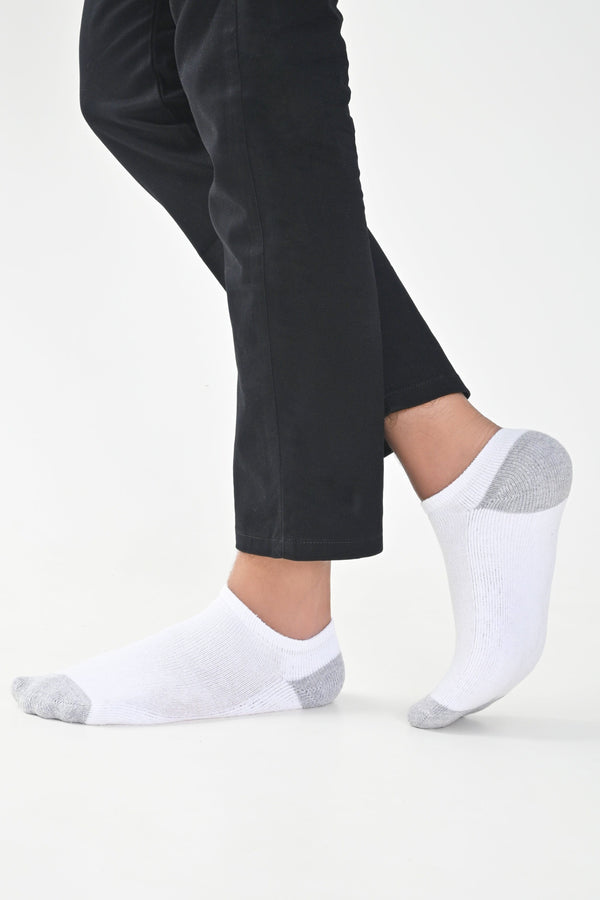 Elo Janina Women's Low Cut Socks - Pack Of 3 White
