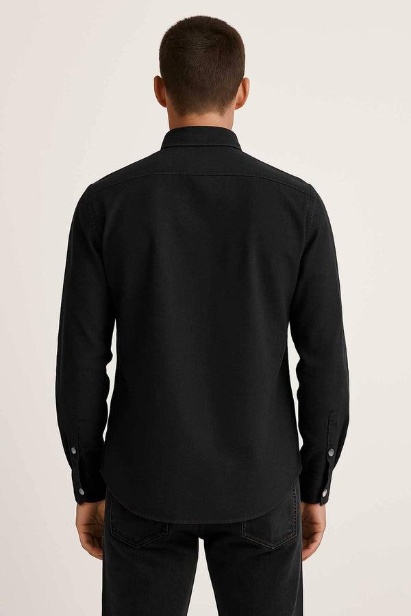 Elo Jay Cee Men's Button Down Oxford Shirt White