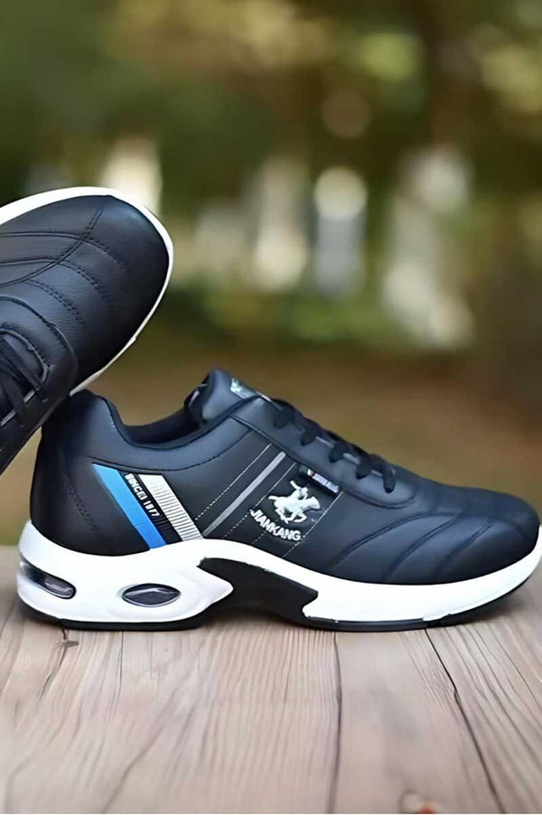 Elo Jiankang Men's Lace-Up Sneakers Black