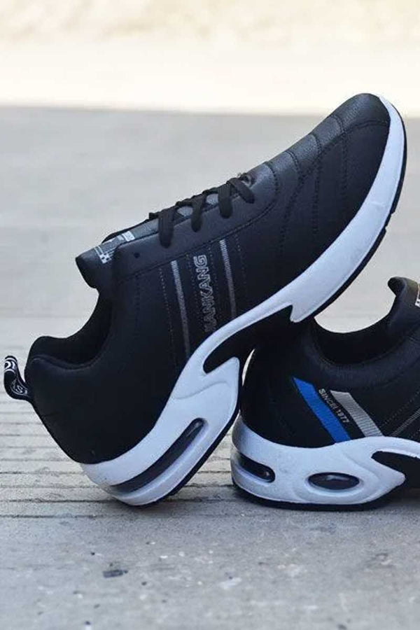 Elo Jiankang Men's Lace-Up Sneakers Black