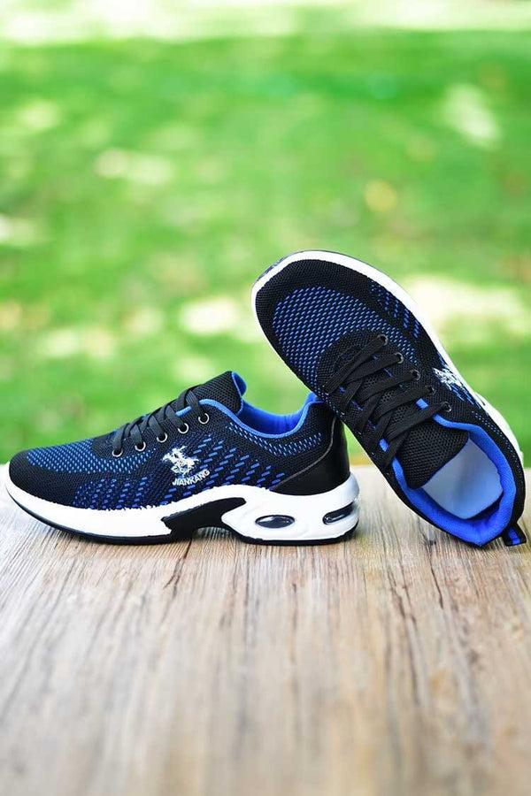 Elo Jiankang Men's Upper Mesh Sneakers Black & Royal