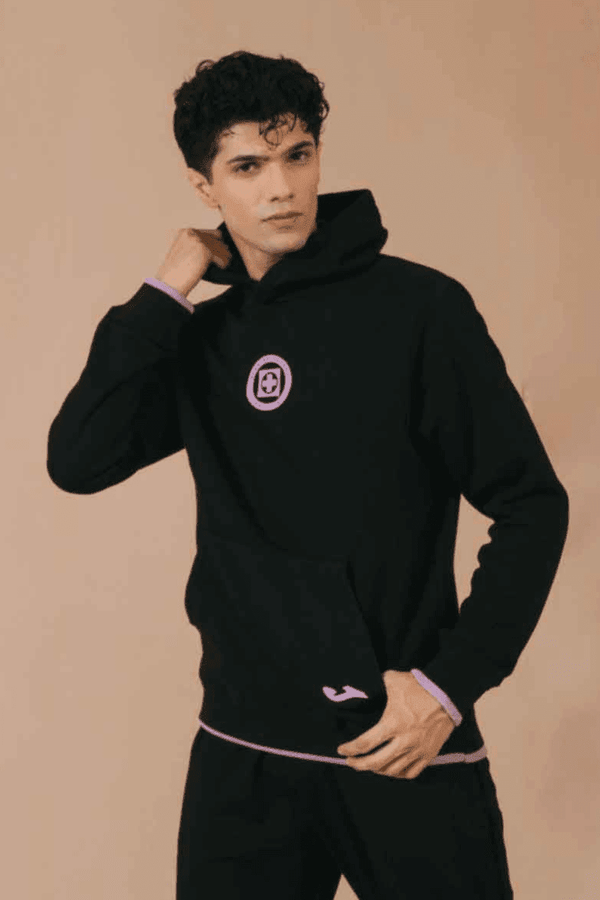 Elo Joma Men's Fleece Pullover Hoodie Black