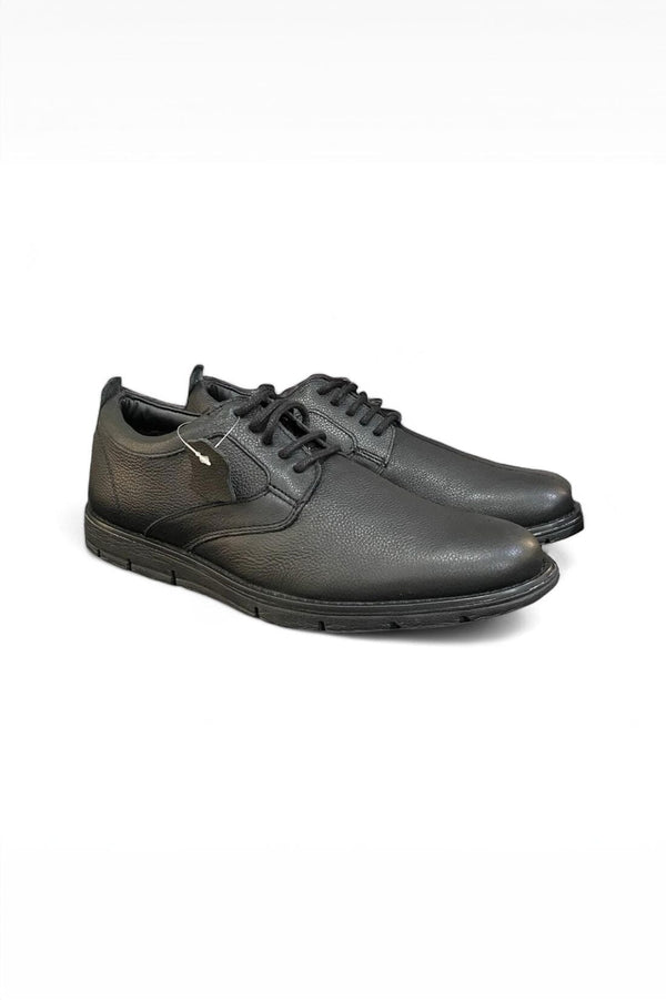 elo Journie Men's Leather Formal Shoes Black
