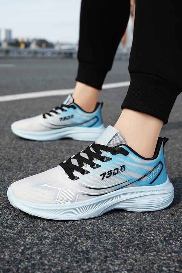 Elo JT Men's Lace-Up Sports Shoes Sky