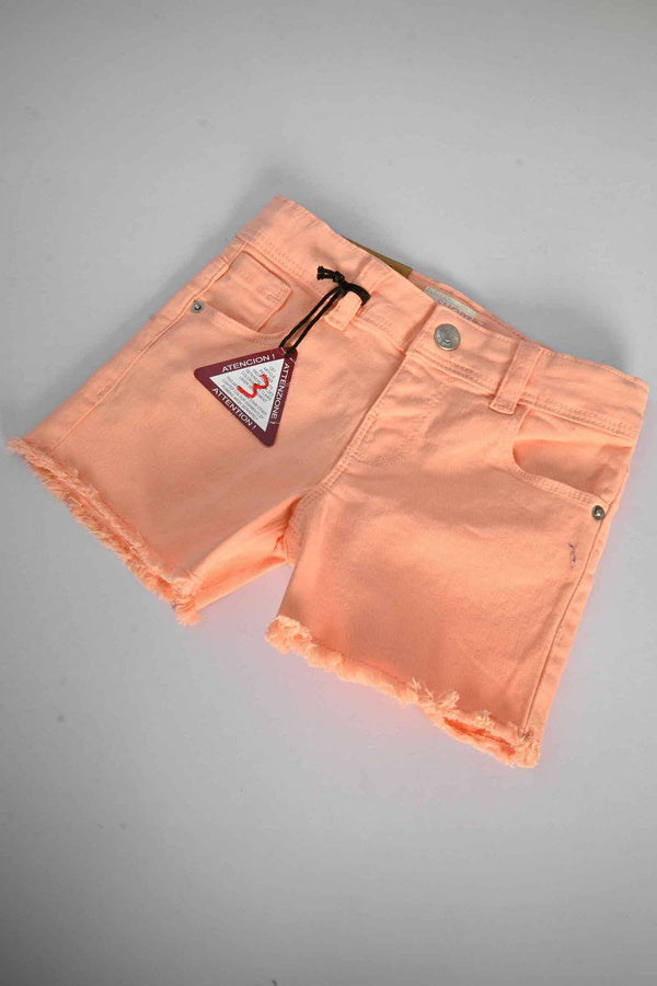 Elo Kiabi Eco Kid's Denim Shorts Peach
