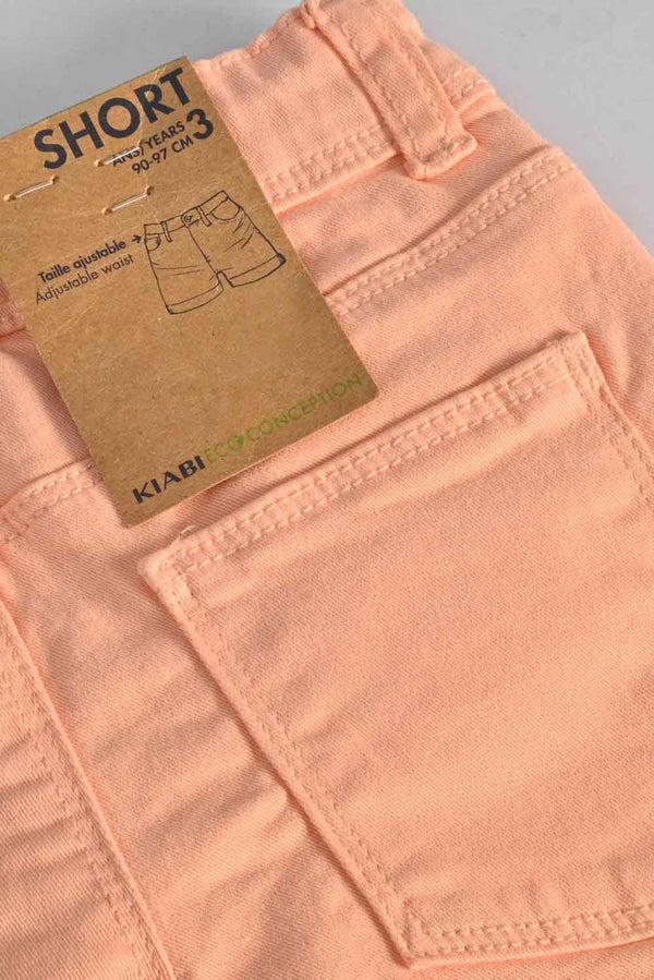 Elo Kiabi Eco Kid's Denim Shorts Peach