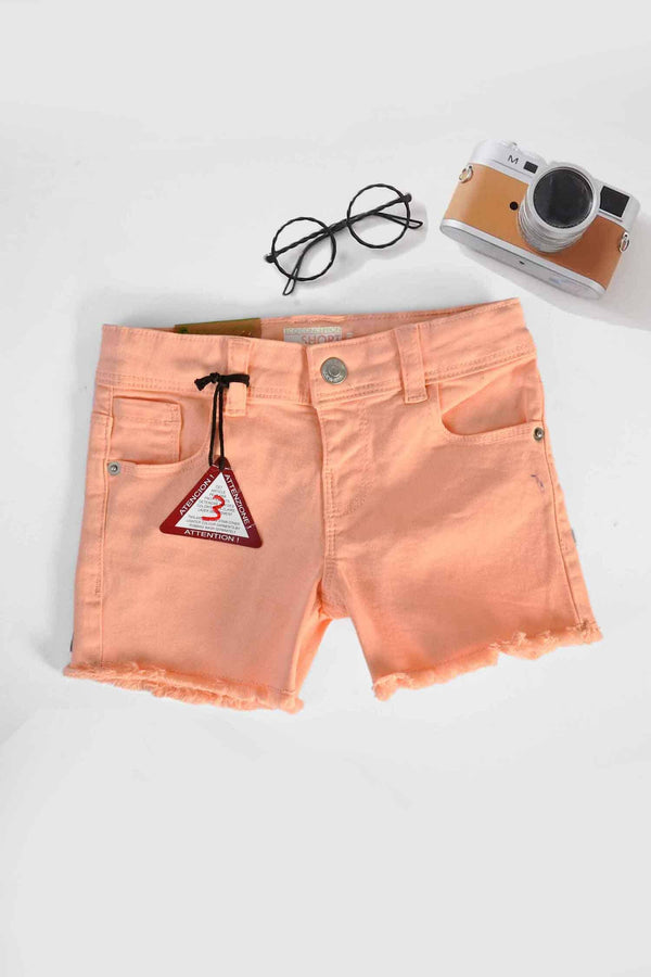 elo Kiabi Eco Kid's Denim Shorts Peach
