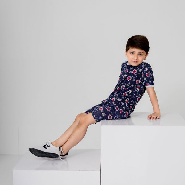 Elo Kid's Aranos Crew Neck Tee And Shorts Set