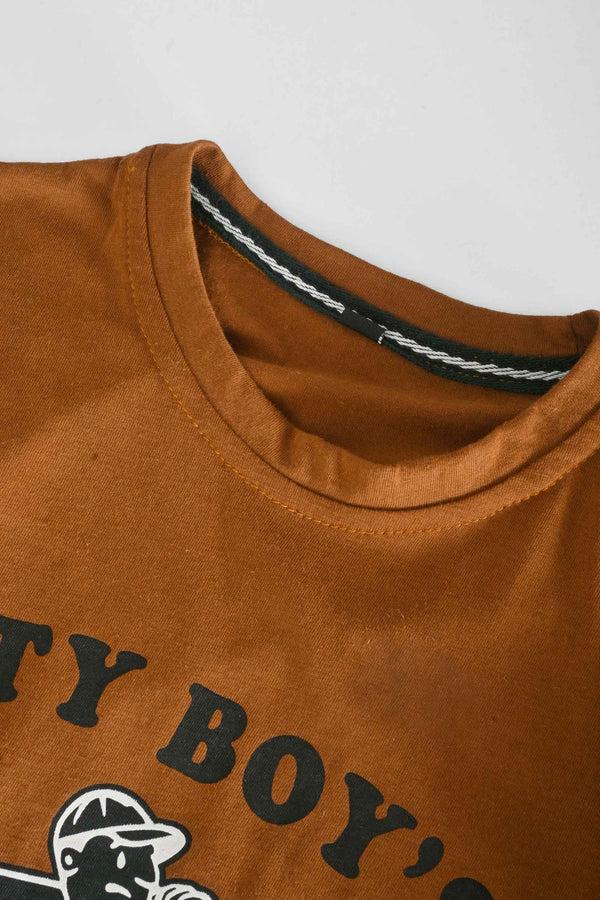 Elo Kid's City Boy's Printed Tee Shirt & Shorts Set