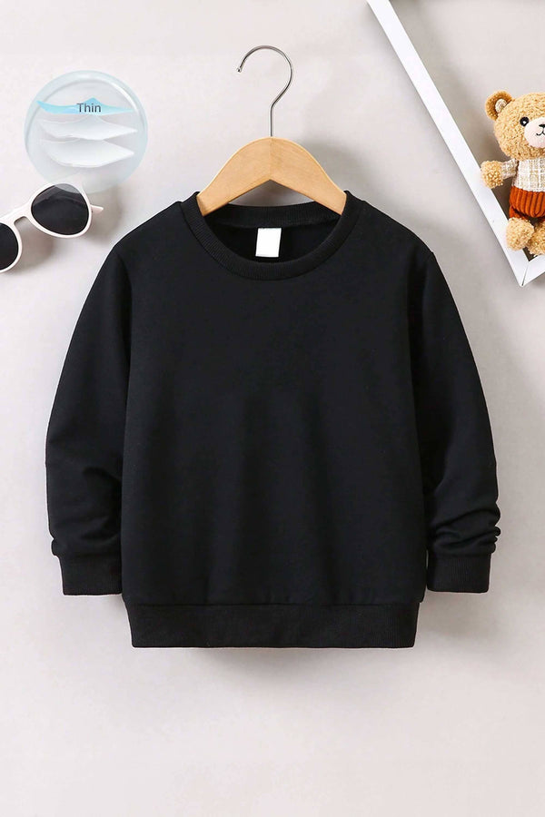 elo Kid's Long Sleeve Fleece Sweatshirt Black