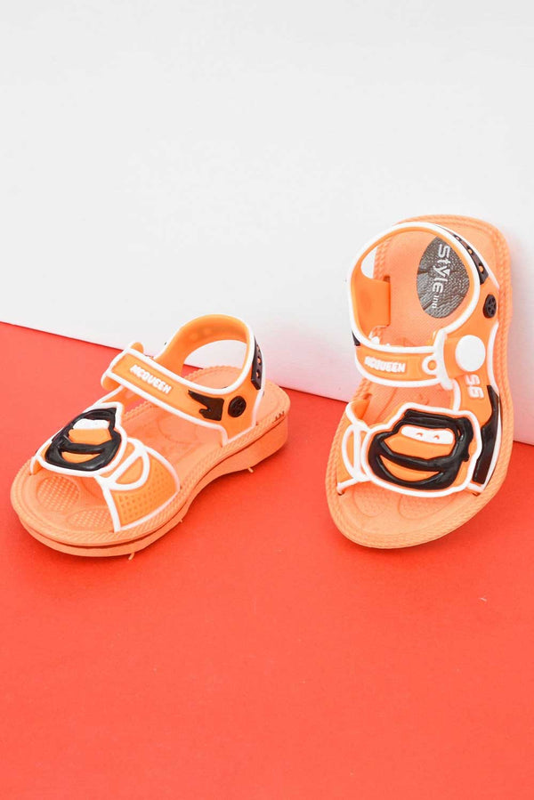 Elo Kid's McQueen Car Themed Sandals Yellow