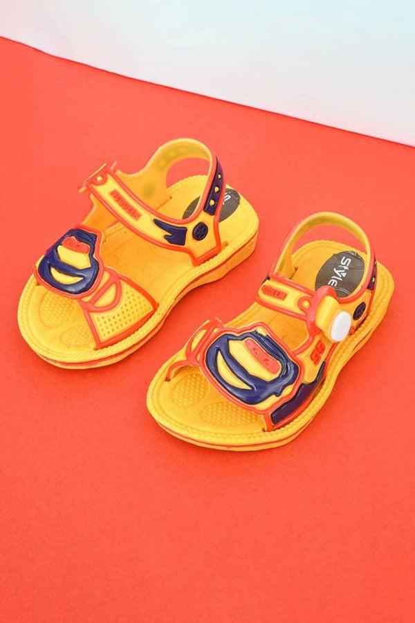 elo Kid's McQueen Car Themed Sandals Yellow