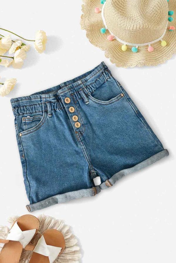 elo Kid's Only Grenoble Denim Shorts Blue