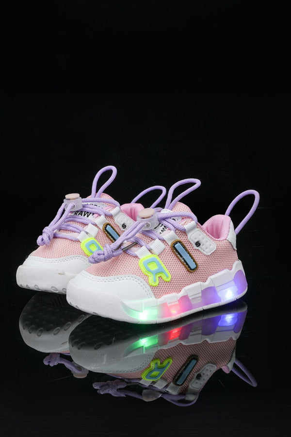 elo Kid's Premium LED Light-Up Sneakers Pink