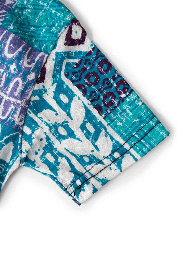 Elo Kid's Printed Premium Twin Set Purple & Black