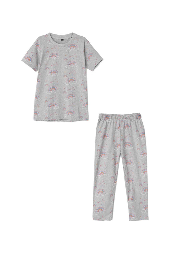 elo Kid's Rainbow Premium Twin Set Grey