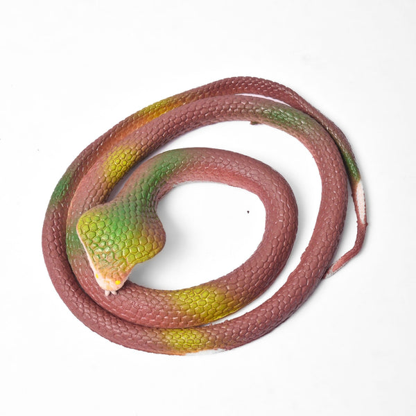 elo Kid's Realistic Rubber Snake Toy Brown