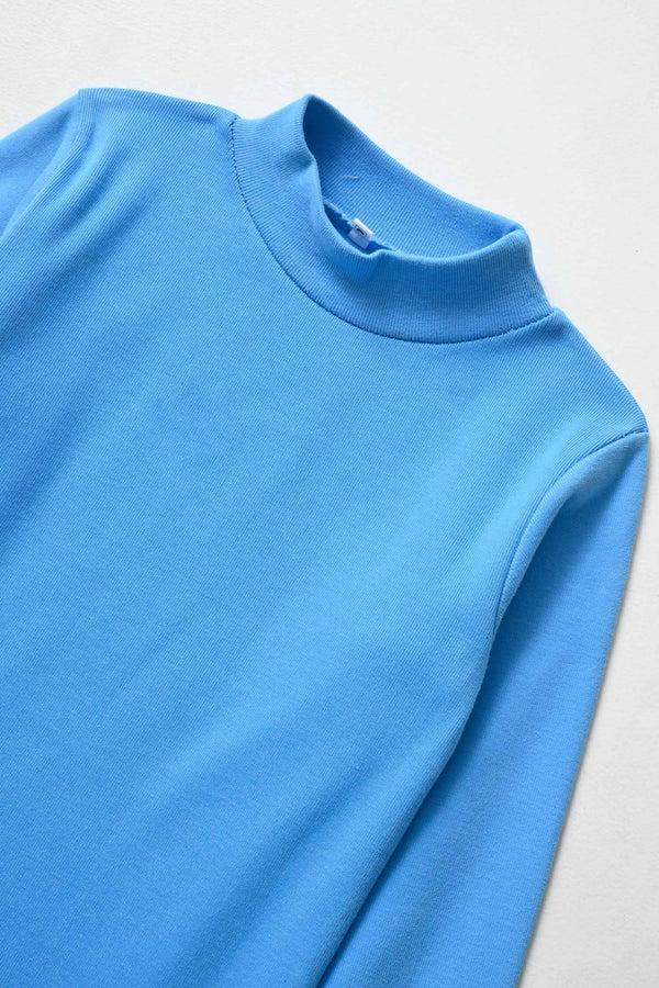 Elo Kid's Ribbed Mock Neck Shirt Black