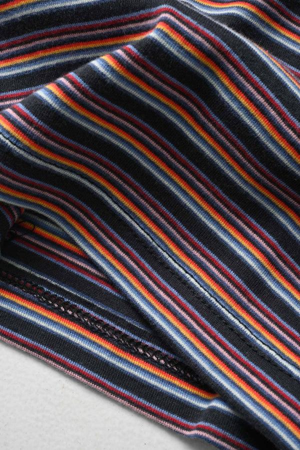 Elo Kid's Striped Mock Neck Tee Shirt