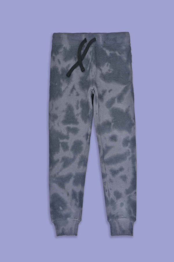 Elo Kid's Tie & Dye Style Fleece Trousers Graphite