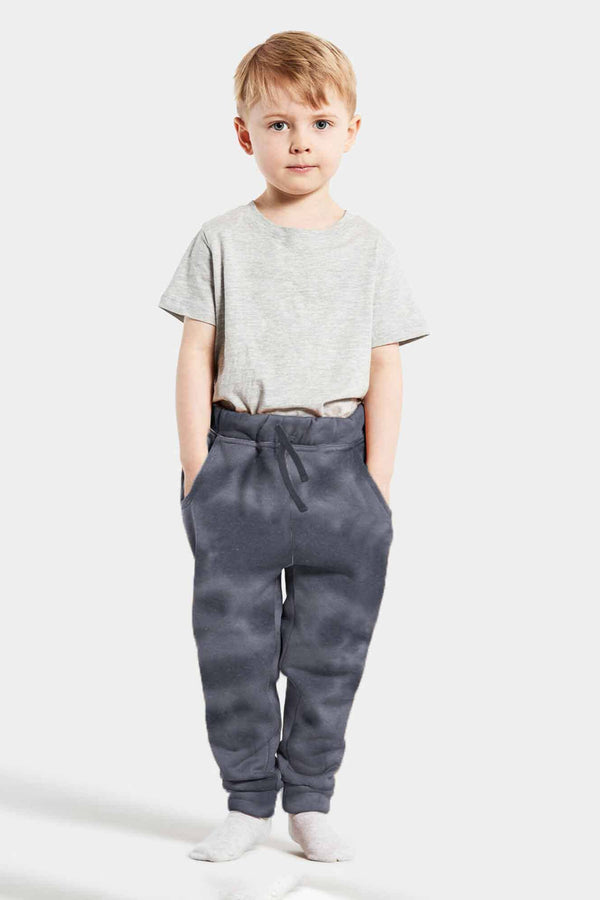 elo Kid's Tie & Dye Style Fleece Trousers Graphite