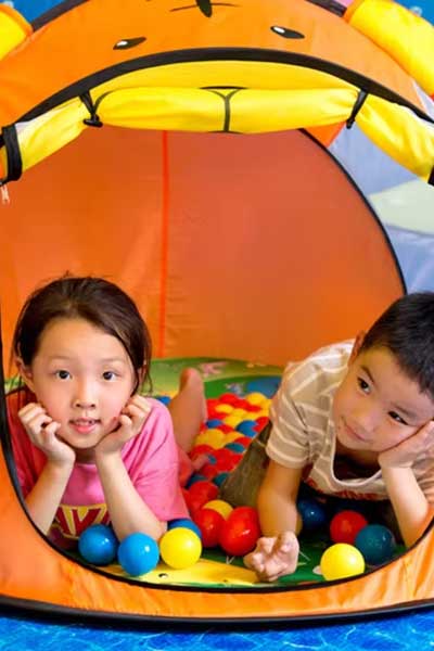 Elo Kid's Tiger Playhouse Tent Pink