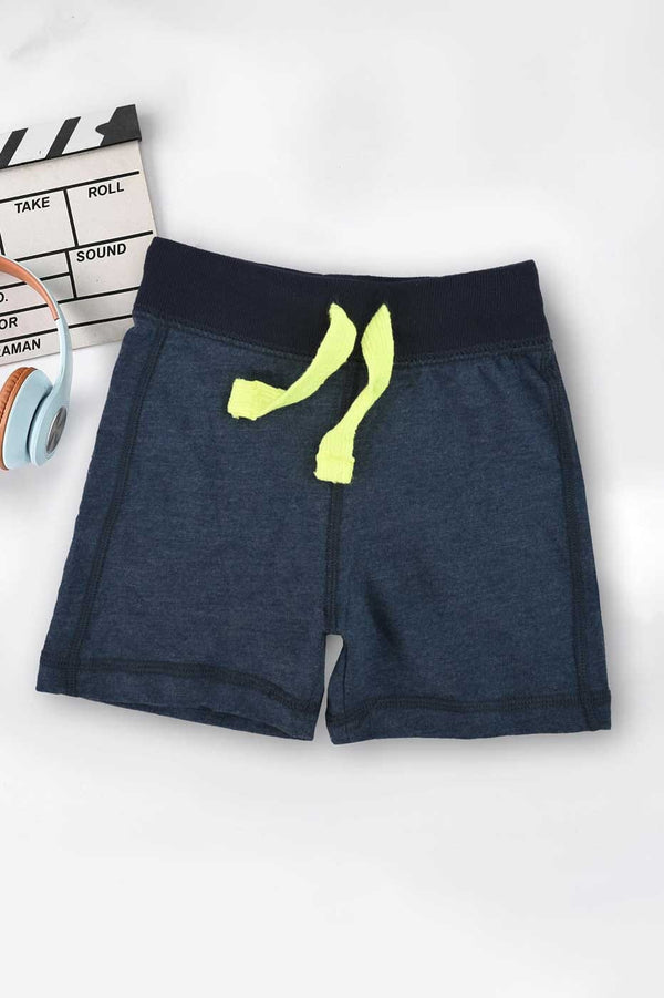 elo Kids Dijon Cut Label Terry Shorts Navy