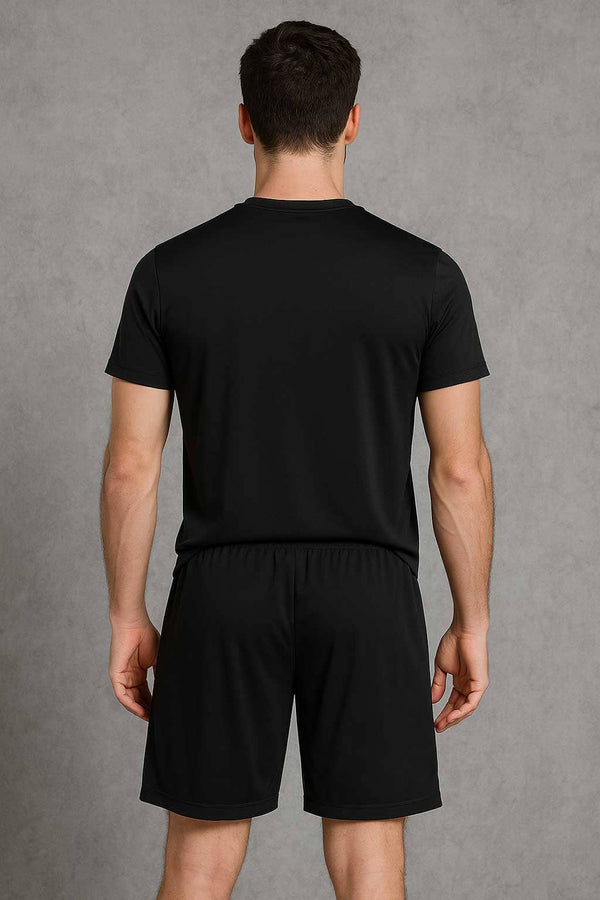 Elo KMP Men's Logo Printed Activewear Shorts Red