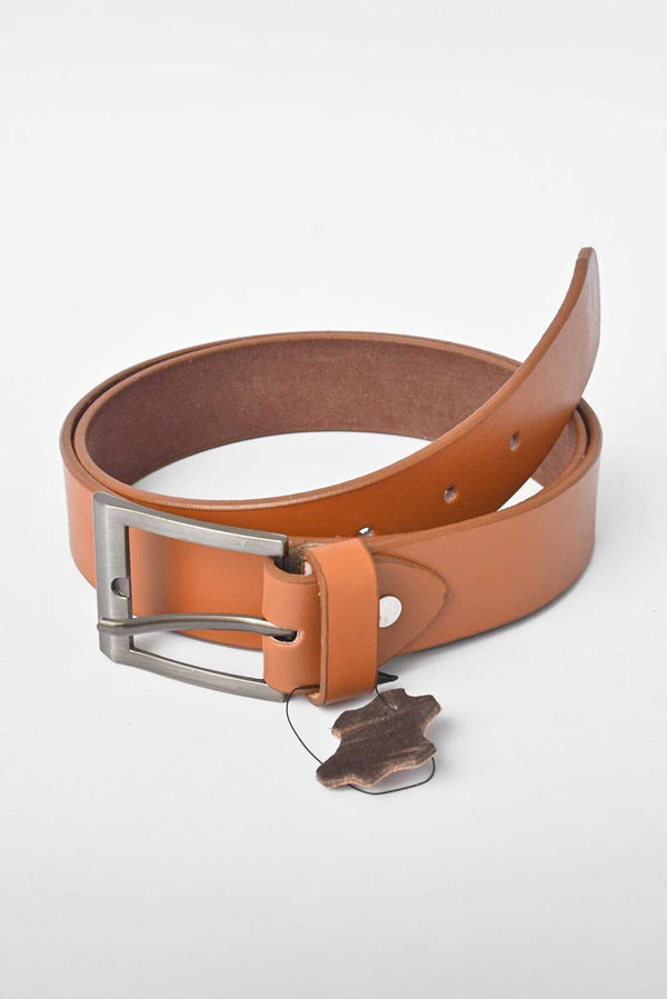 Elo L&L Men's Groningen Leather Belt Tan
