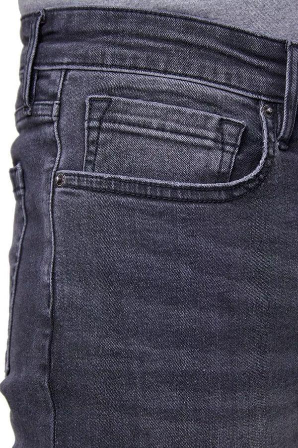 Elo Lazer Men's Distressed Classic Jeans Black