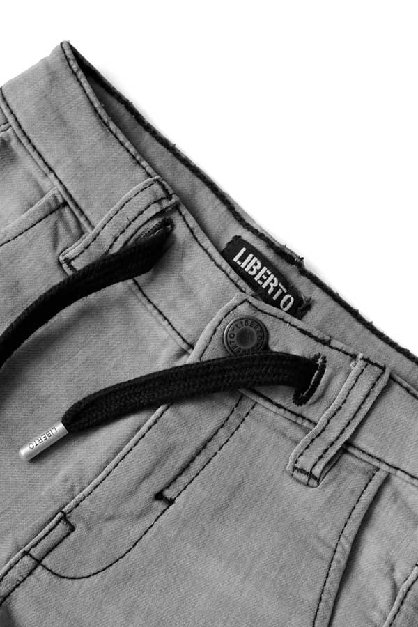 Elo LBT Boy's Folded Bottom Denim Shorts Graphite