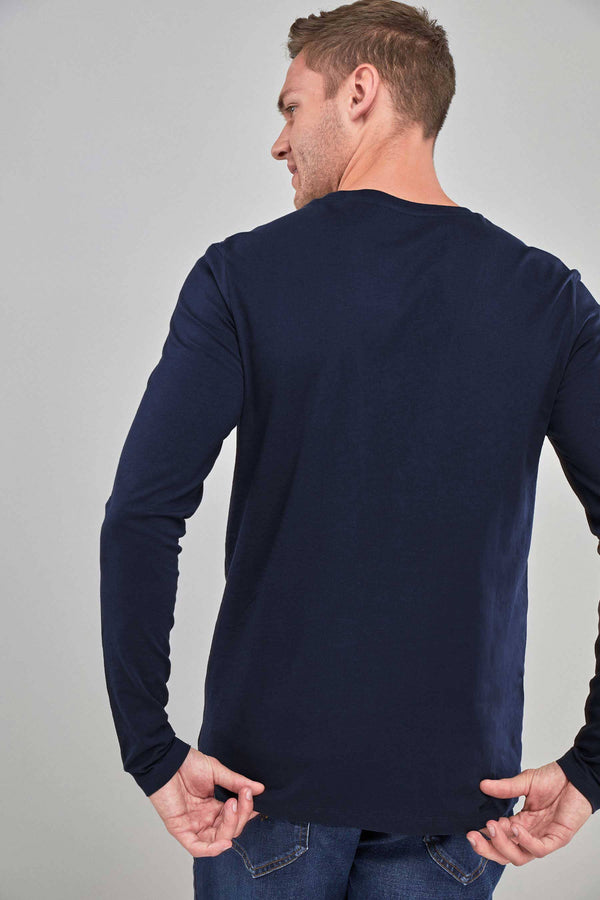 Elo LE Men's Long-Sleeve Crew Neck Tee Grey