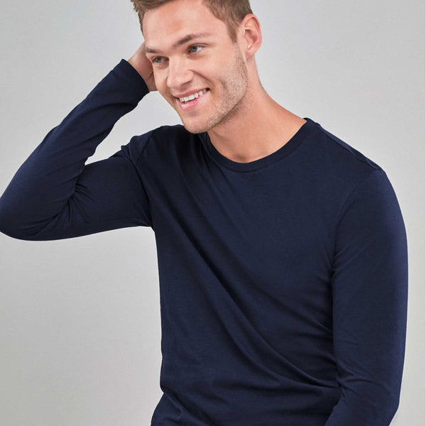 Elo LE Men's Long-Sleeve Crew Neck Tee Grey