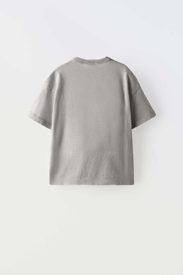 Elo Le Printemps Boy's Printed Tee Shirt Beige