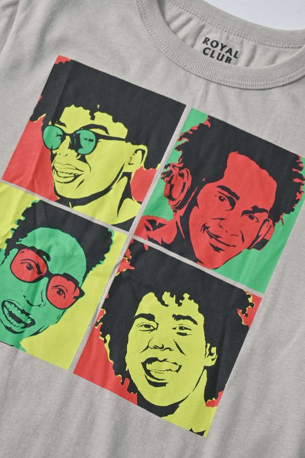 Elo Le Printemps Boy's Printed Tee Shirt Beige