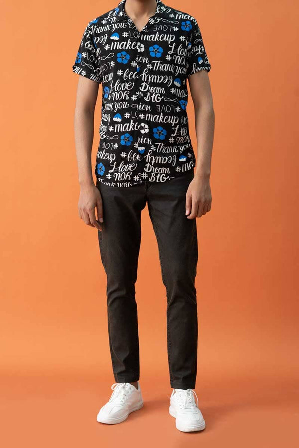 elo Legends Men's Dream Big Casual Shirt Black